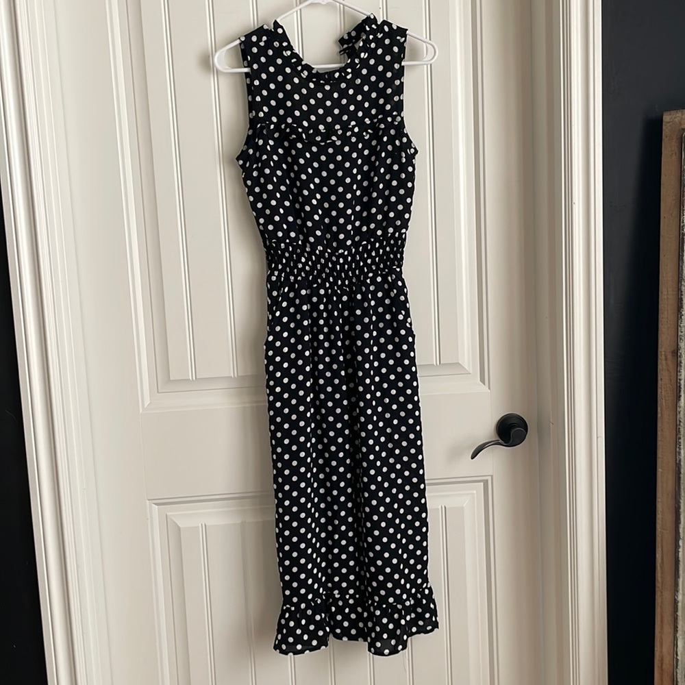 Monteau black and white jumpsuit. Size Small